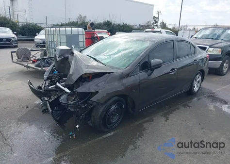 2014 Honda Civic Lx из США, поврежденный, VIN 2HGFB2E50EH521597